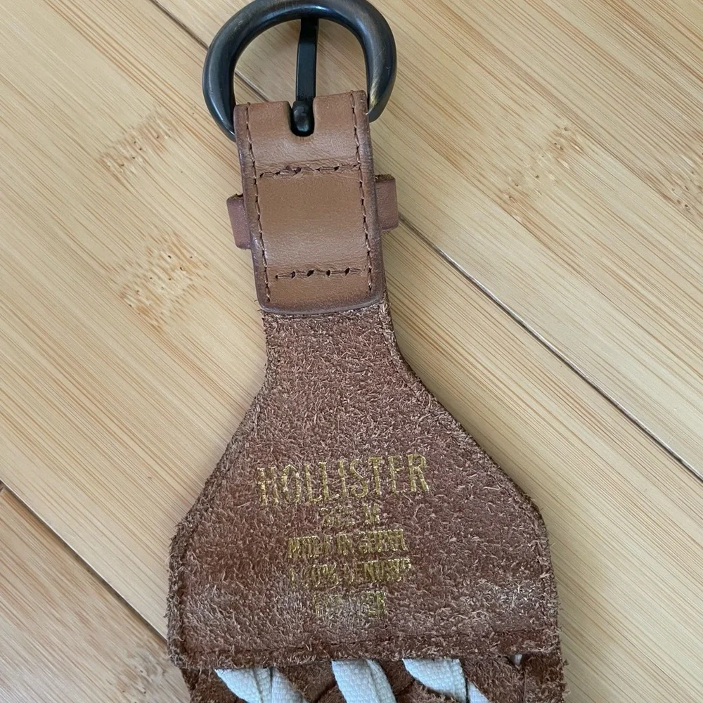 Hollister Extra Wide Woven Belt Size Medium